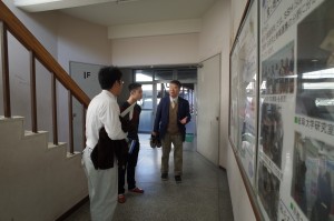 岐阜農林高校にて